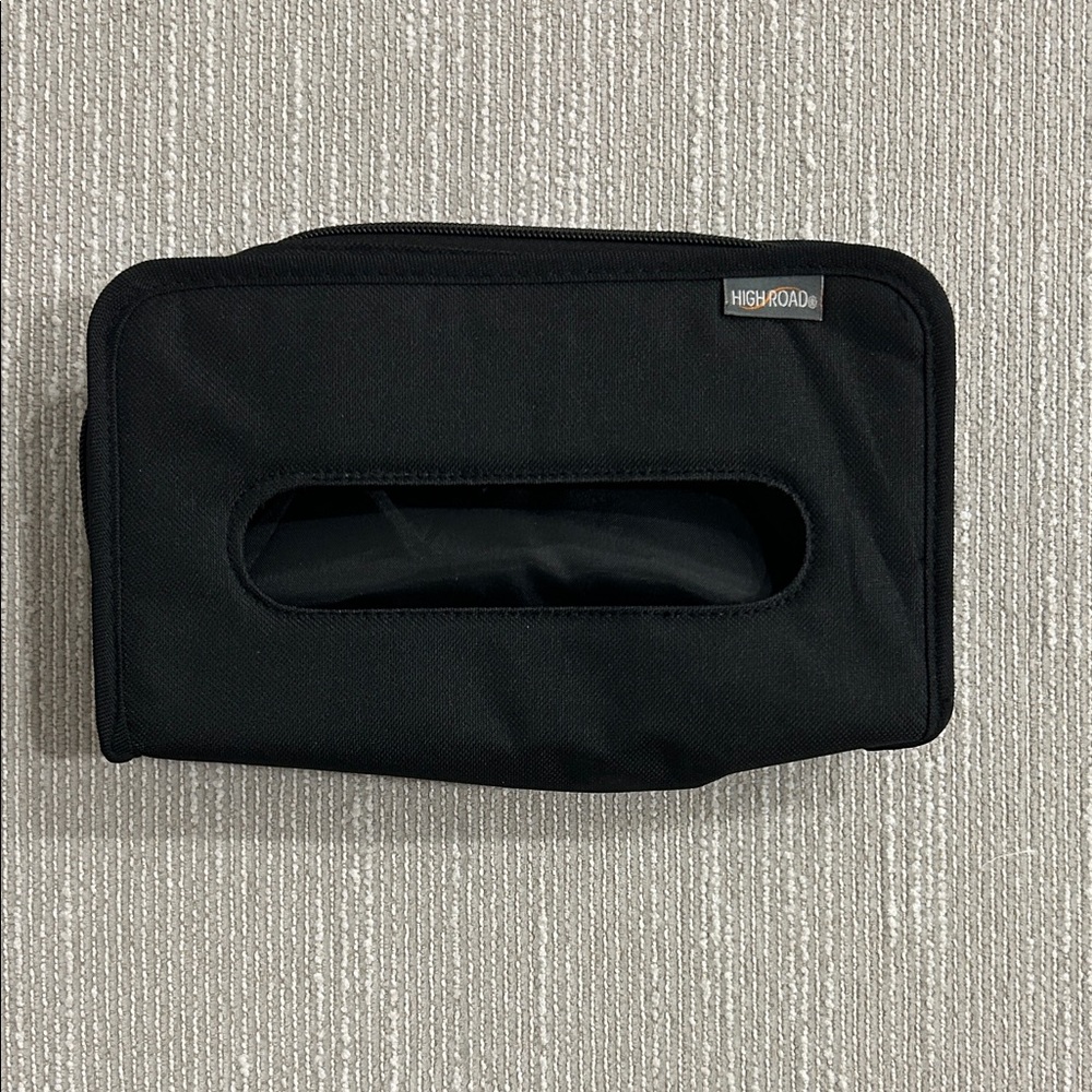 High Road Black Car Tissue Holder